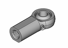 Internally Threaded Oil-Embedded Ball Joint Rod Ends with Grease Fitting